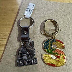 2 WASHINGTON DC KEYCHAIN